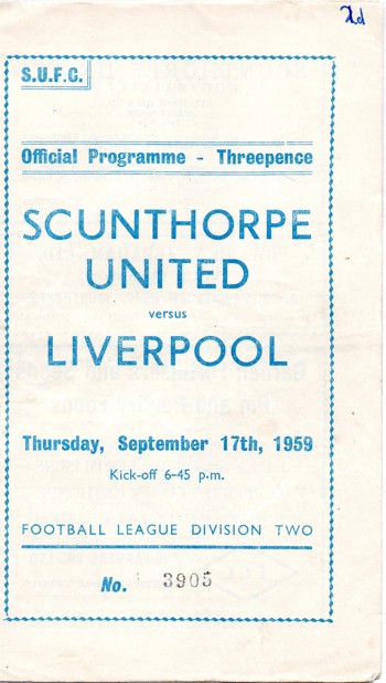 Match programme